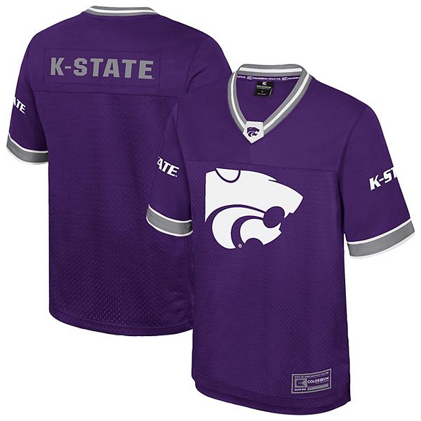 

Мужская футболка Kansas State Wildcats фиолетовая Colosseum