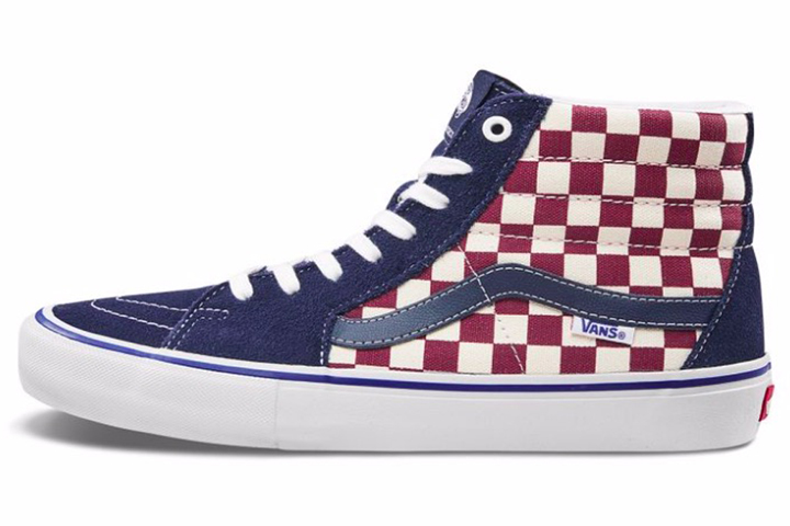 

Кроссовки Sk8 Vans-Hi Pro 'Checkerboard - Dress Blues'