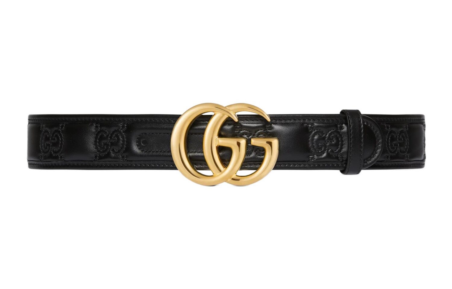 

GUCCI Женский кожаный ремень, Black