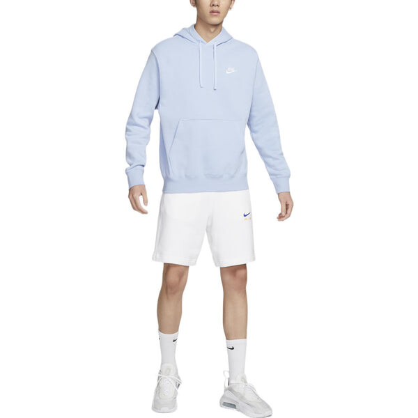 Толстовка Nike Sportswear Club Fleece Pullover Hoodie 'Blue', синий — фото 3