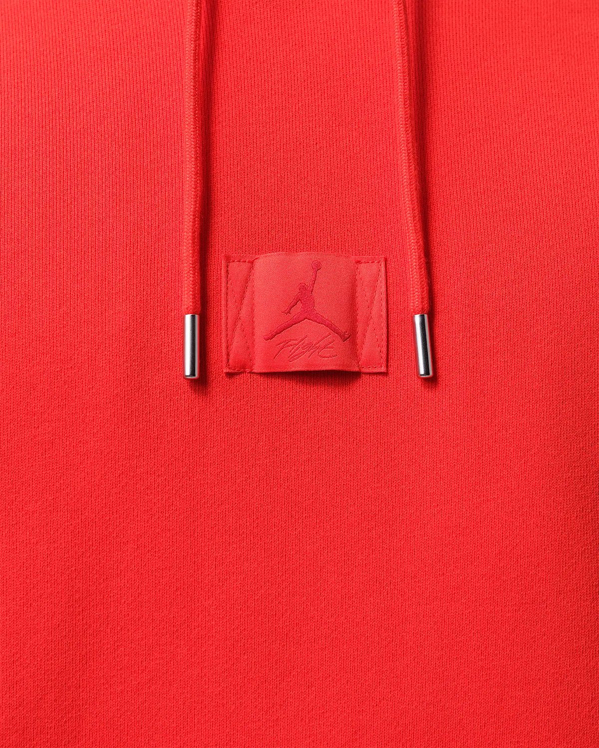 Мужская худи-оверсайз Jordan Flight Fleece, Chile Red/Gym Red — фото 4