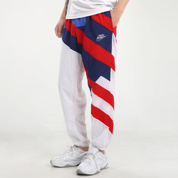 Брюки men's cozy breathable athleisure casual sports long pants/trousers white Nike, белый — фото 4