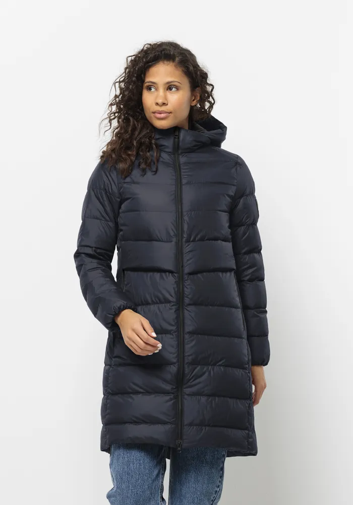 

Пуховик Jack Wolfskin "LENAUPLATZ COAT W", синий