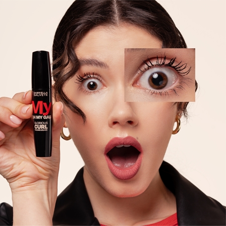 Тушь для завивки и увеличения объема ресниц Gabriella Salvete Oh My Gab! My Curl, Black 14 ml — фото 3