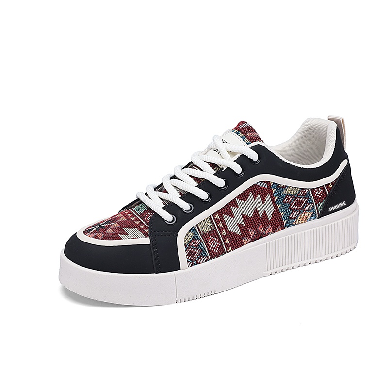 

King Jinmai Мужские скейтерские кроссовки бежево-красные, цвет Beige Red