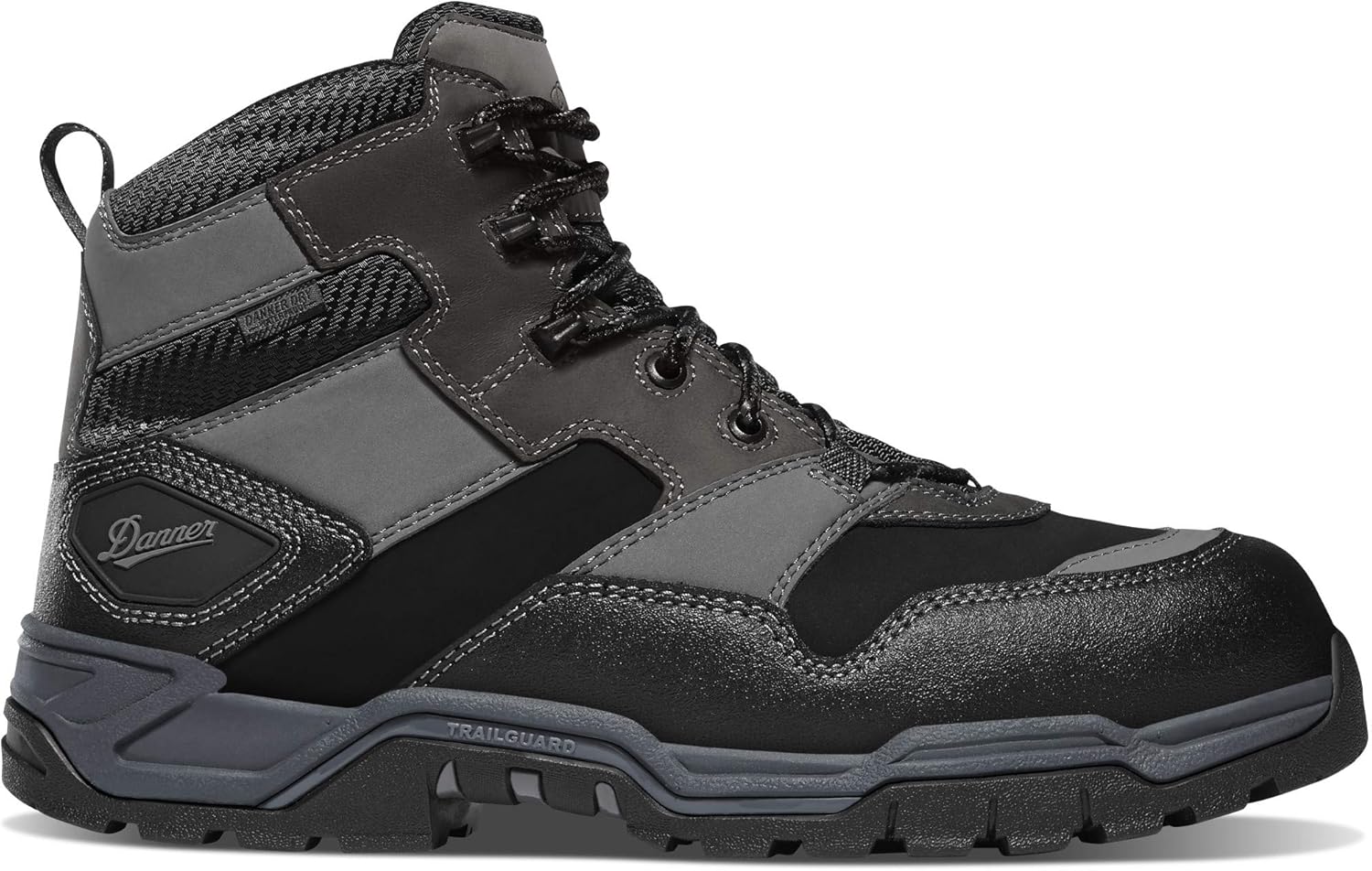 Ботинки Danner Field Ranger с композитным носком и водонепроницаемой обработкой, 15 см, для мужчин- кожа и текстиль с дышащей, сухой и противоскользящей подошвой, соответствует стандарту EH, серый — фото 3
