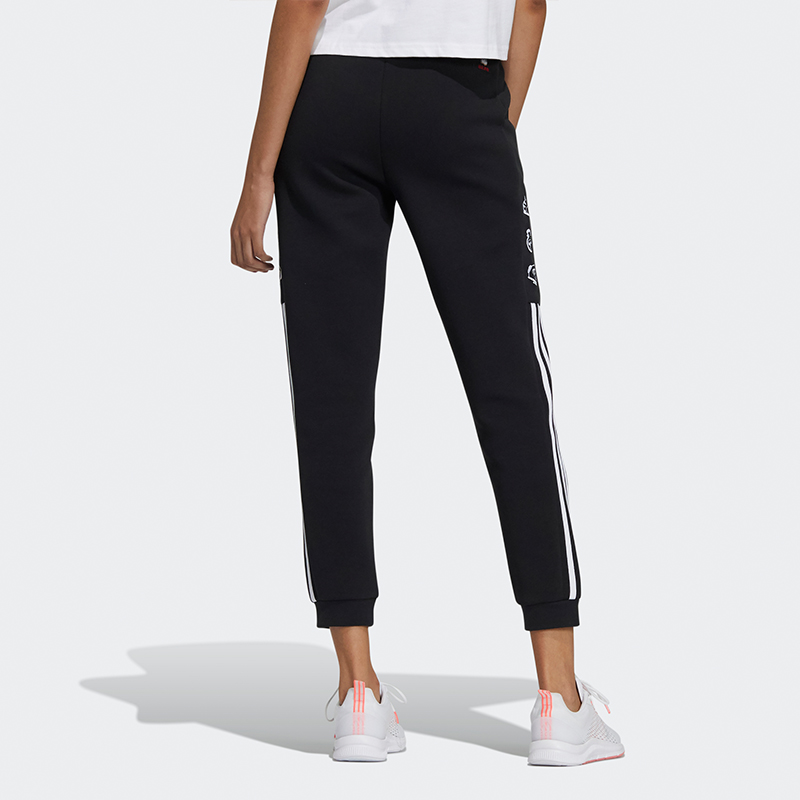 Adidas Neo Мои King Mansleep коллекция CNY вязаные спортивные штаны женские black — фото 3