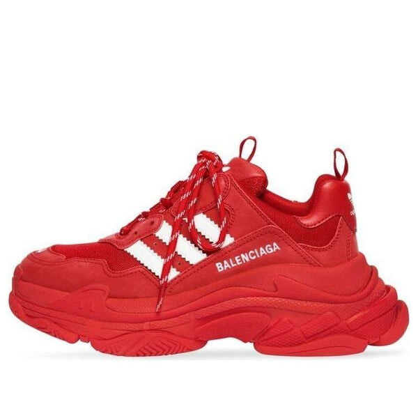 

Кроссовки triple s x adidas 'red' Balenciaga, красный