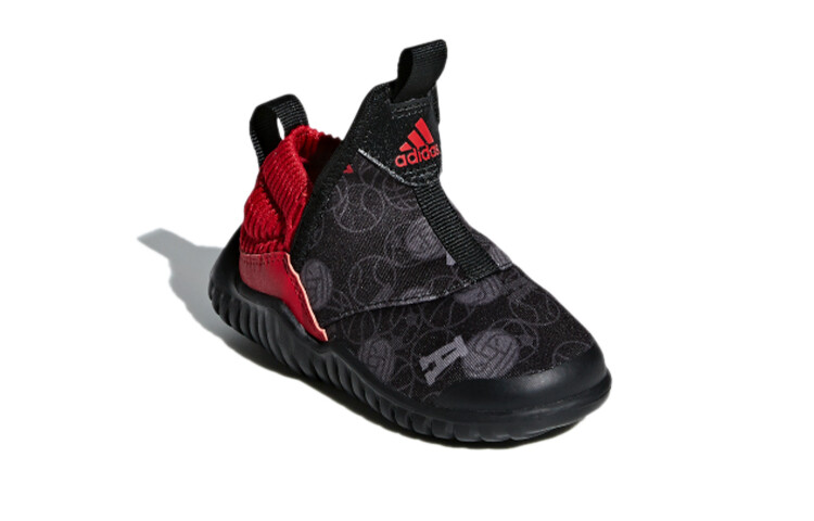 Кроссовки adidas Rapidazen I Toddler Shoes TD Low-top Black/Red — фото 3