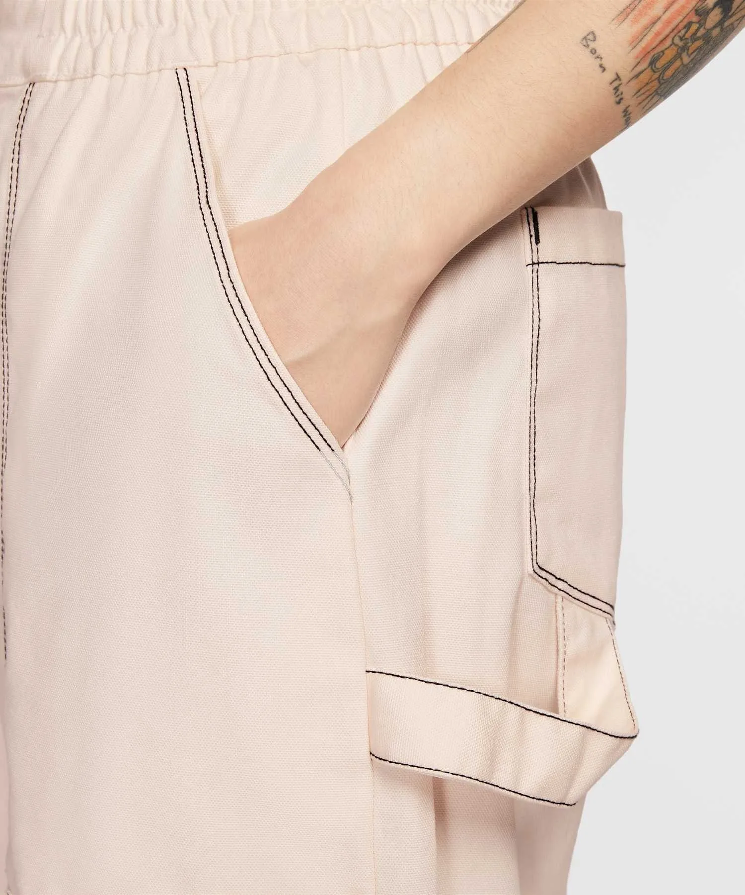 Женские брюки рабочие свободные низкие Nike Sportswear Loose Low-Rise Carpenter Pants IF0312-103 белые — фото 3