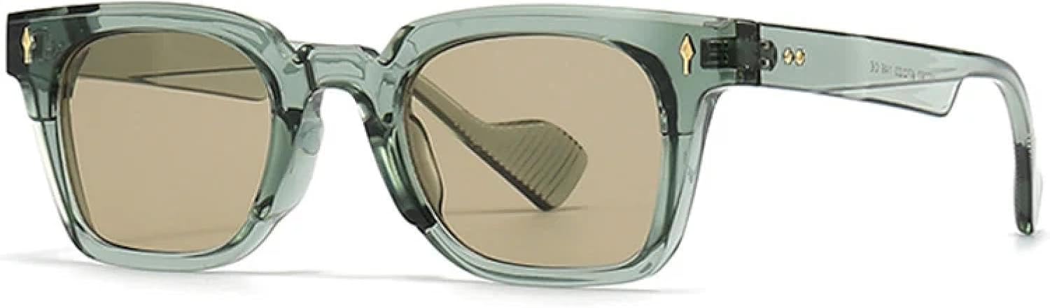 

Солнцезащитные очки с защитой от УФ-излучения UV400 для женщин и мужчин | Punk Rivets Градиентные темно-синие | для занятий спортом на открытом воздухе DSVIGF, Green Light Tea