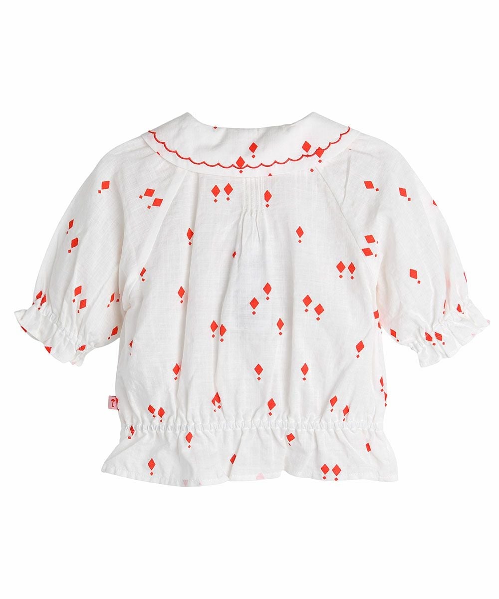 Блузка Coco с рукавами 3/4 Moimoln, Red
