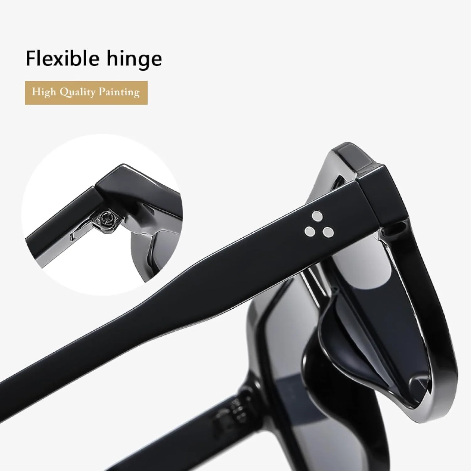 

Солнцезащитные очки с защитой от УФ-излучения UV400 | Большая оправа | Для женщин и мужчин | Для занятий спортом на открытом воздухе и вождения DSVIGF, Beige