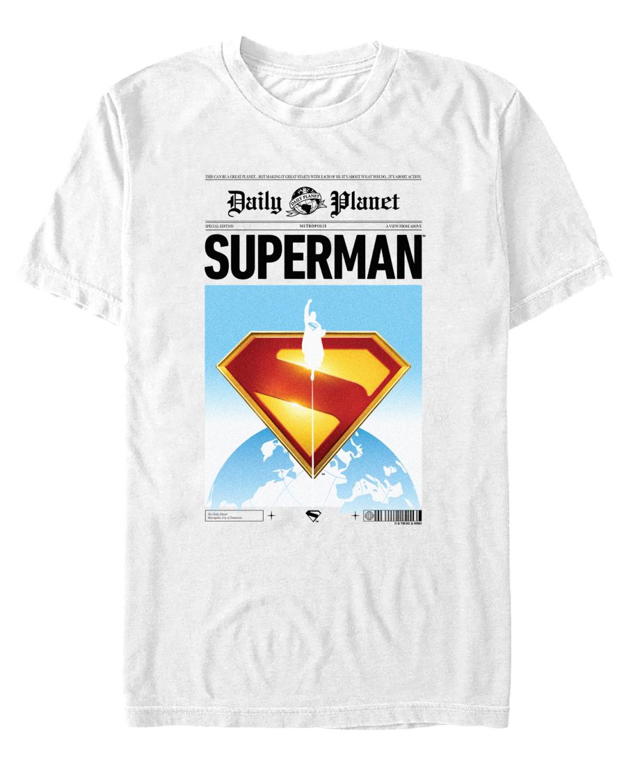 

Мужская футболка с коротким рукавом "Супермен 2025" Fifth Sun, White, Белый, Мужская футболка с коротким рукавом "Супермен 2025" Fifth Sun, White