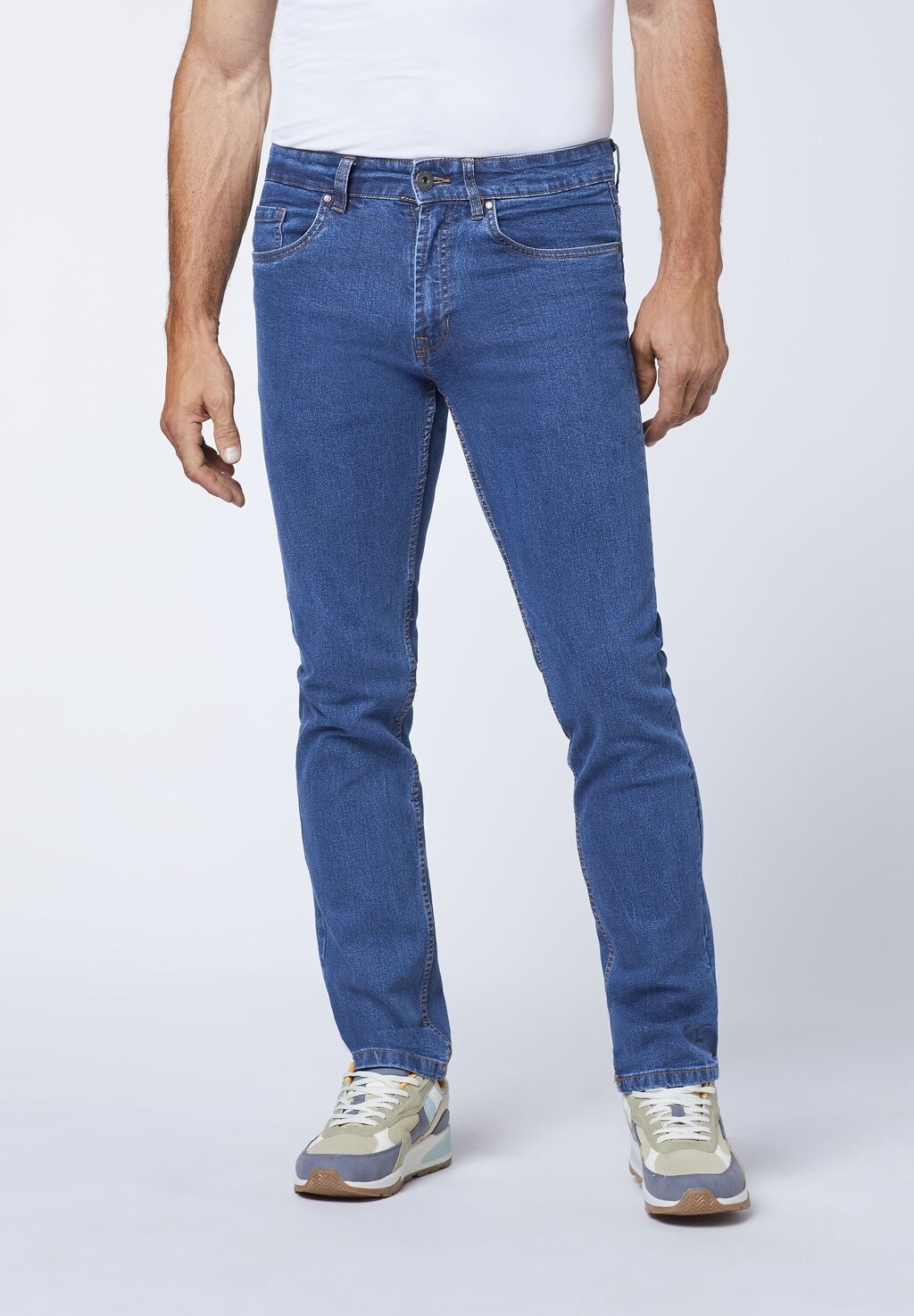 

Джинсы прямого кроя Oklahoma Jeans, синий цвет