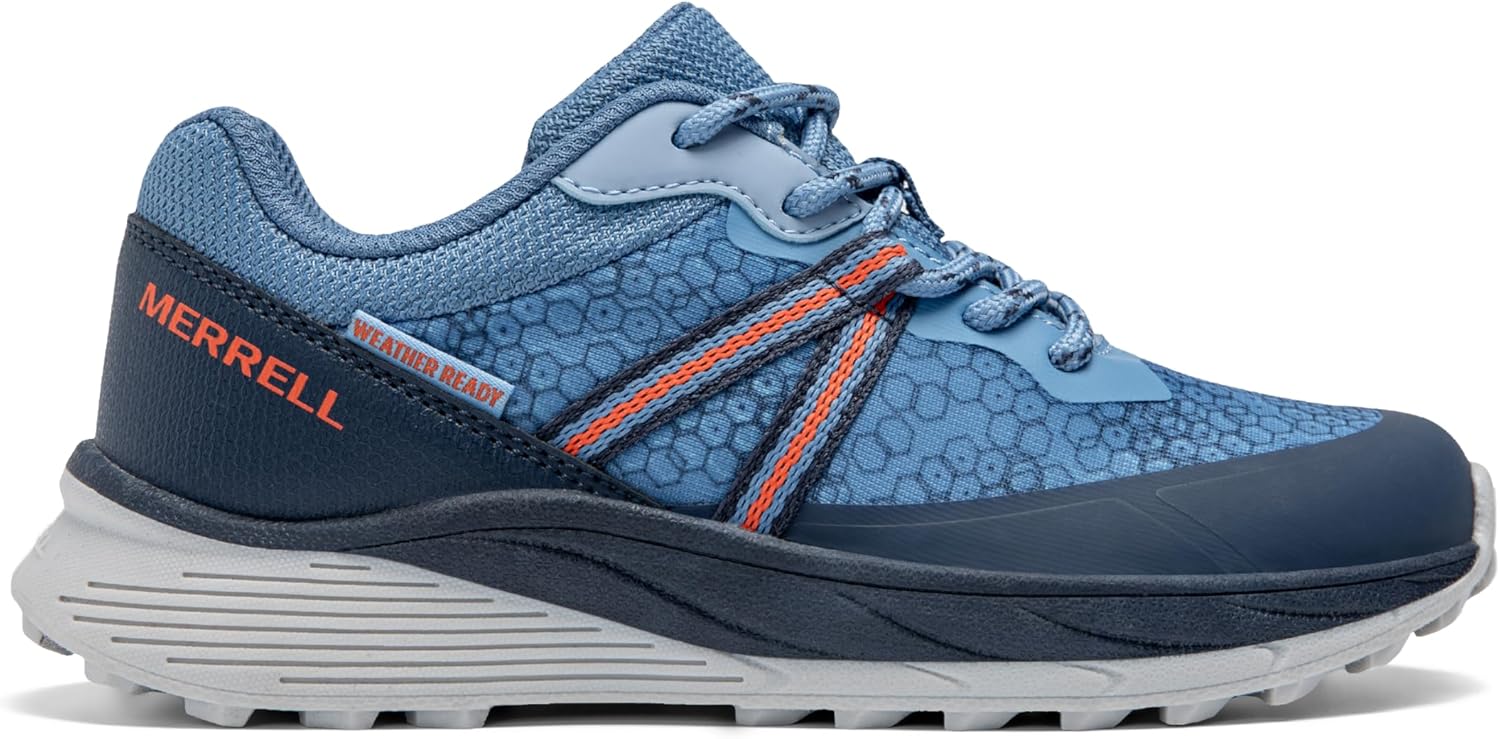 

Кроссовки Merrell Unisex-Child S Nova, синий/оранжевый