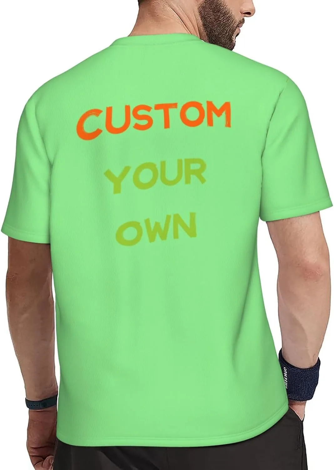 Футболка Custom с принтом на 4 сторонах для мужчин — фото 3