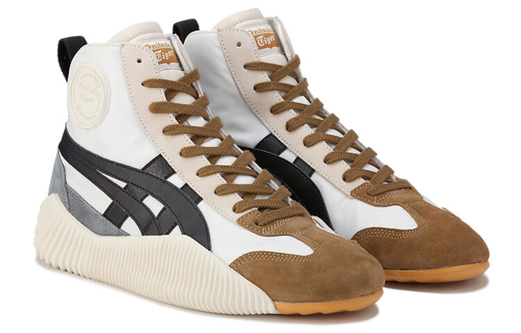 Onitsuka Tiger Acromount Lifestyle Shoes Unisex High-top White/Brown — фото 3