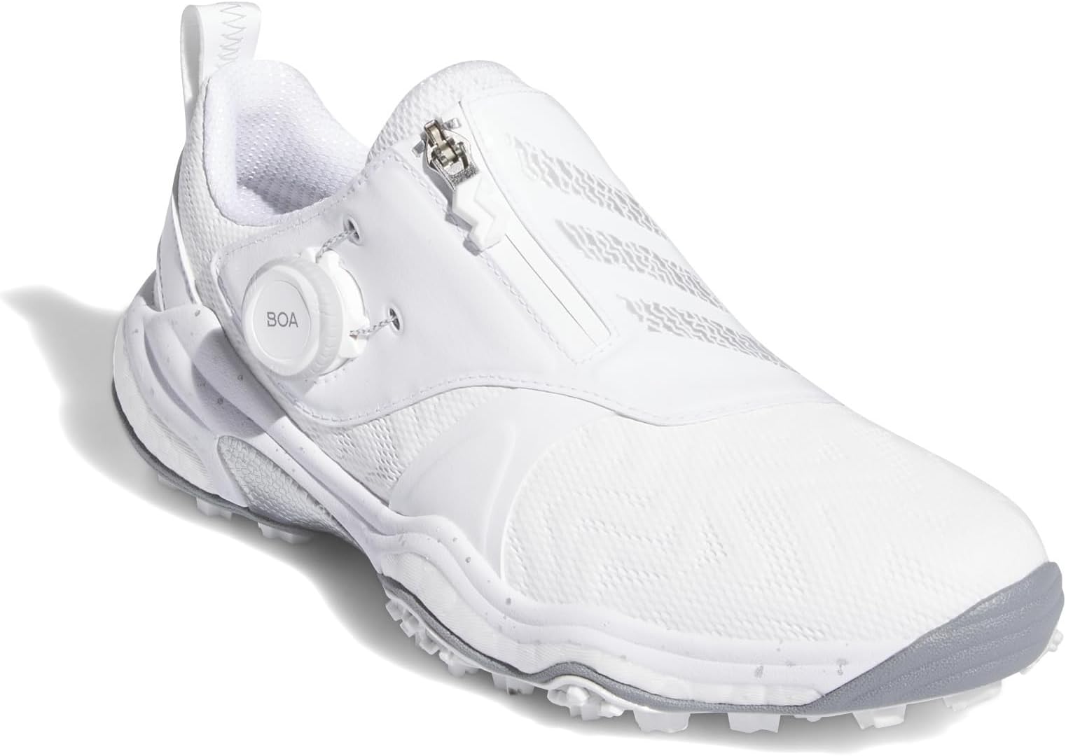 Кроссовки Adidas Golf Codechaos BOA 25 Golf Shoes, Footwear White/Silver Metallic/Grey Two