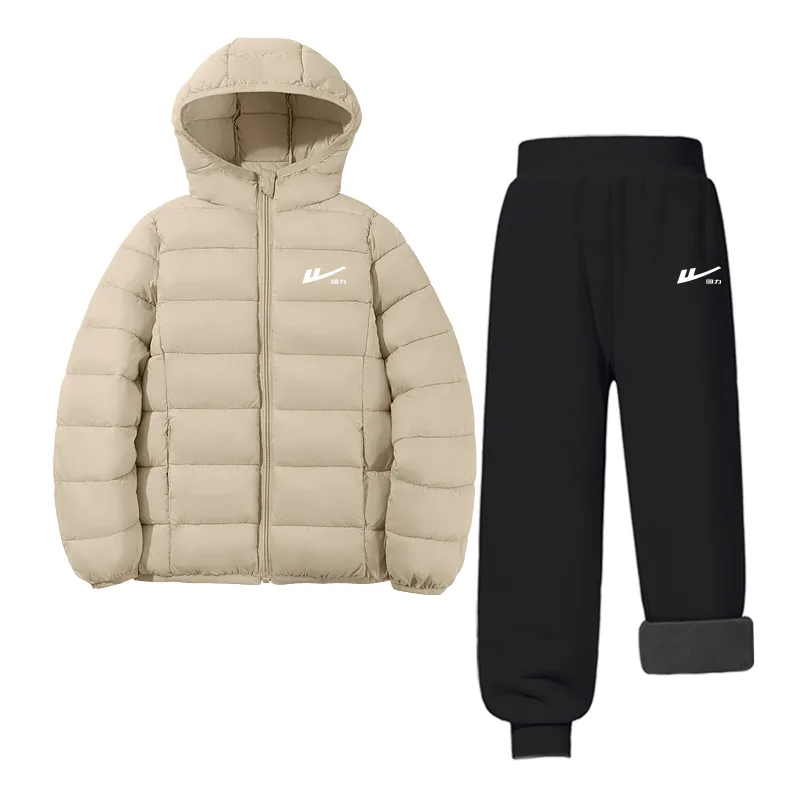 Детская повседневная спортивная одежда WARRIOR, Light Khaki/White & Black/White & Black