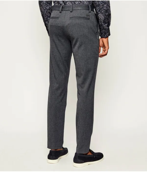 Брюки h-kaiton1 Slim fit Boss, серый — фото 4