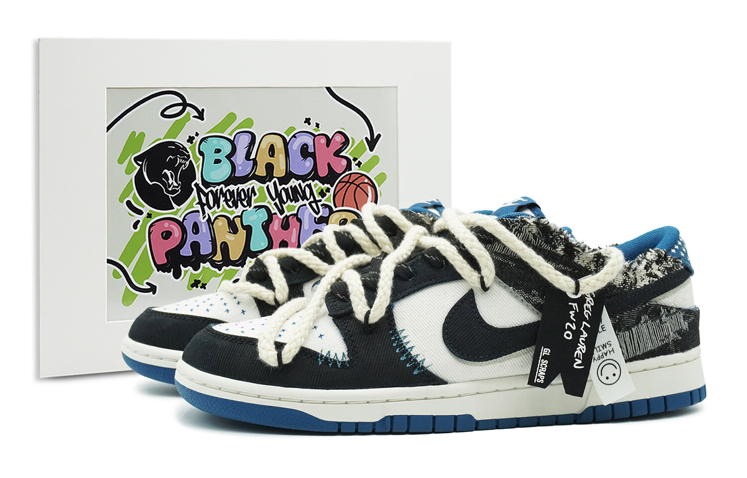 

Мужские кроссовки для скейтбординга Nike Dunk, Black