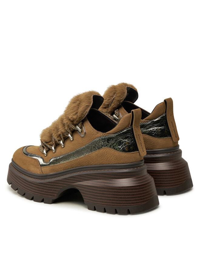 Туфли на плоской подошве MICHAEL Michael Kors Shiloh Bootie 40F4SSFE8L, коричневый — фото 3