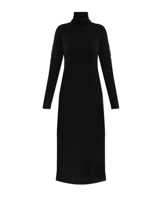 

Платье с высоким воротником Y-3, черный