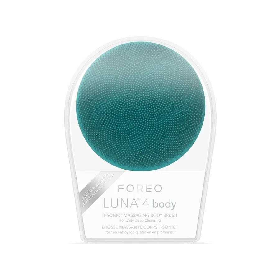 Губка для душа Luna 4: устройство для очищения и массажа тела, подходит для всех типов кожи. Foreo, evergreen, 1 шт — фото 2