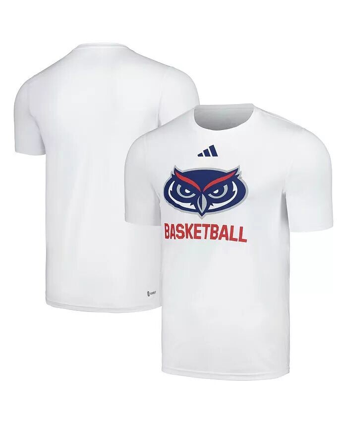 

Мужская белая баскетбольная футболка Florida Atlantic Owls Creator adidas