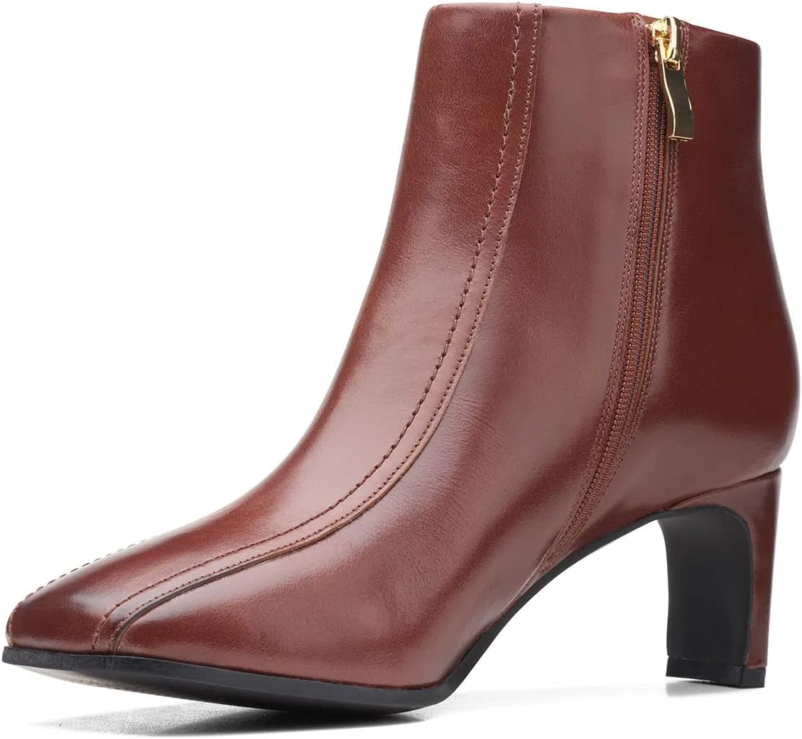 Кожаные ботинки Clarks Seren 55 Top, Brown — фото 4