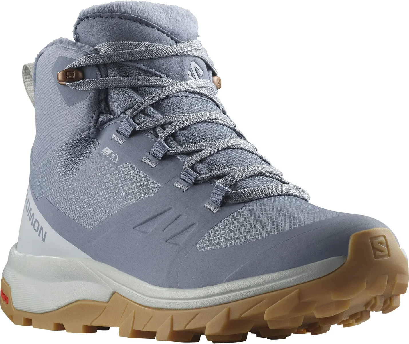 

Кроссовки Salomon "OUTSNAP CLIMASALOMON WATERPROOF", водонепроницаемые, серый