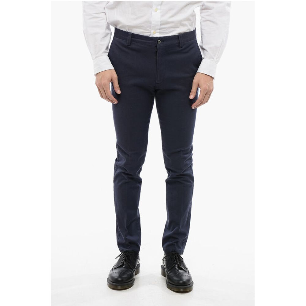 

Брюки-чиносы ID Stretch Cotton с петлями для ремня Corneliani, Blue