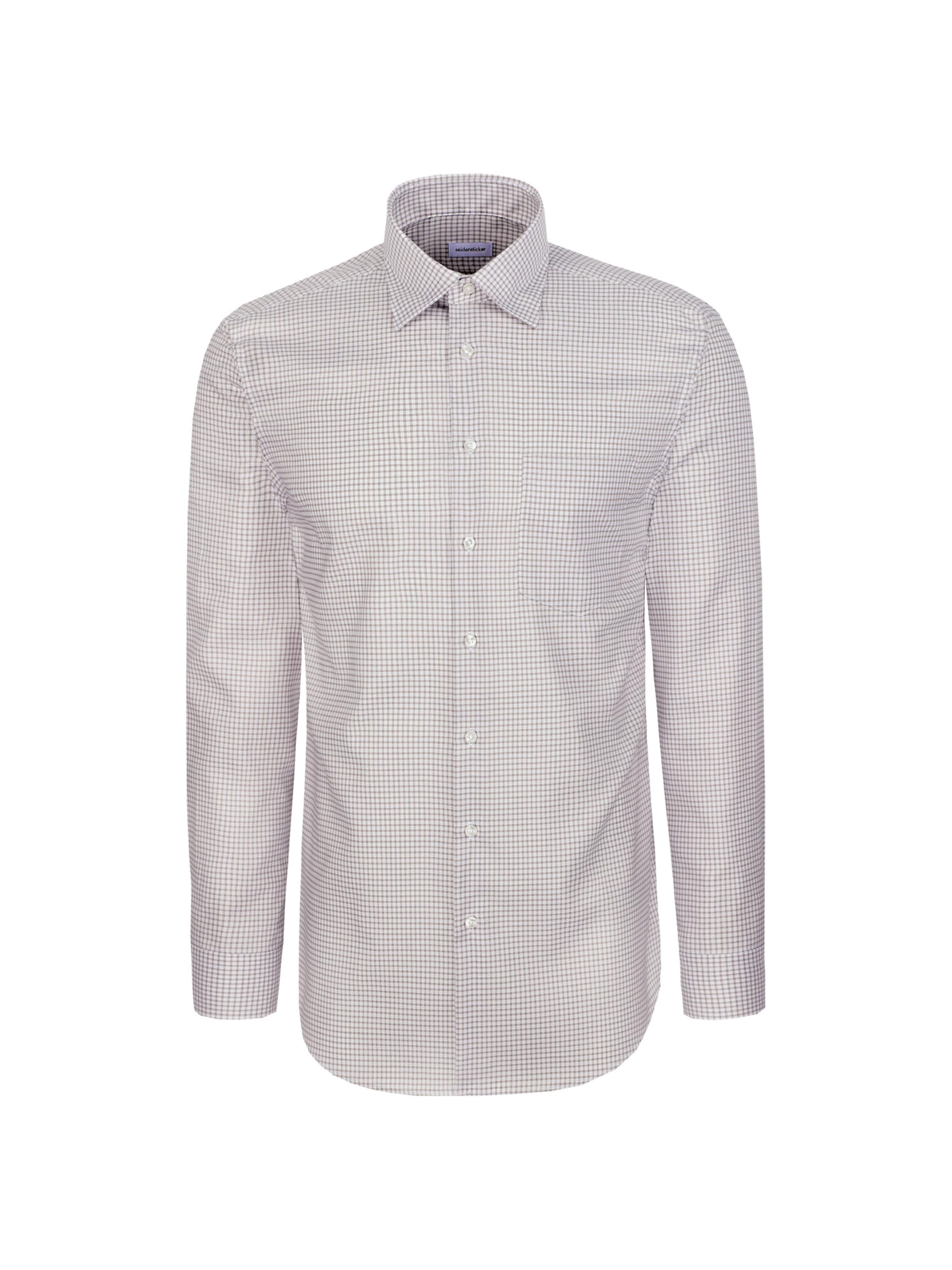 

SEIDENSTICKER Повседневная рубашка 'Schwarze Rose' бежевого цвета