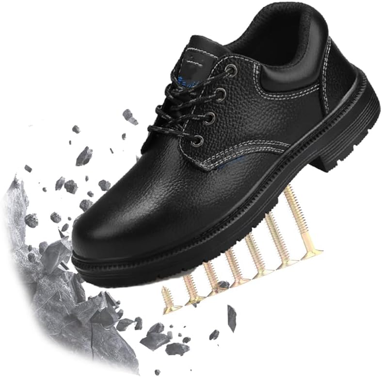 

Мужские ботинки со стальным носком, женские рабочие ботинки с защитой от проколов, удобные защитные кроссовки для тенниса, неразрушимая мужская защитная обувь для промышленного строительства Generic, Style-c 10.5-11women /9.5-10 Men