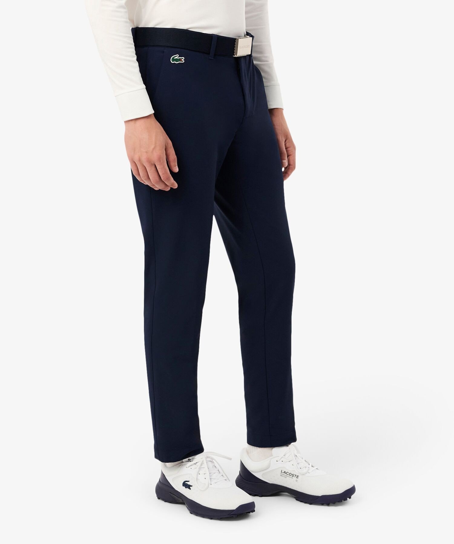 Водоотталкивающие облегающие брюки для гольфа LACOSTE, Navy