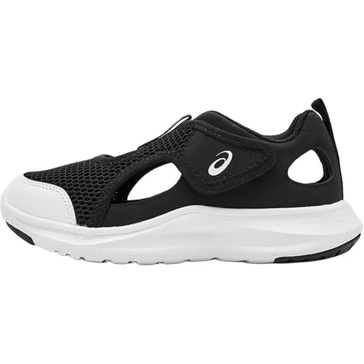 Сандалии детские с синтетической кожи и текстиля ASICS Black White