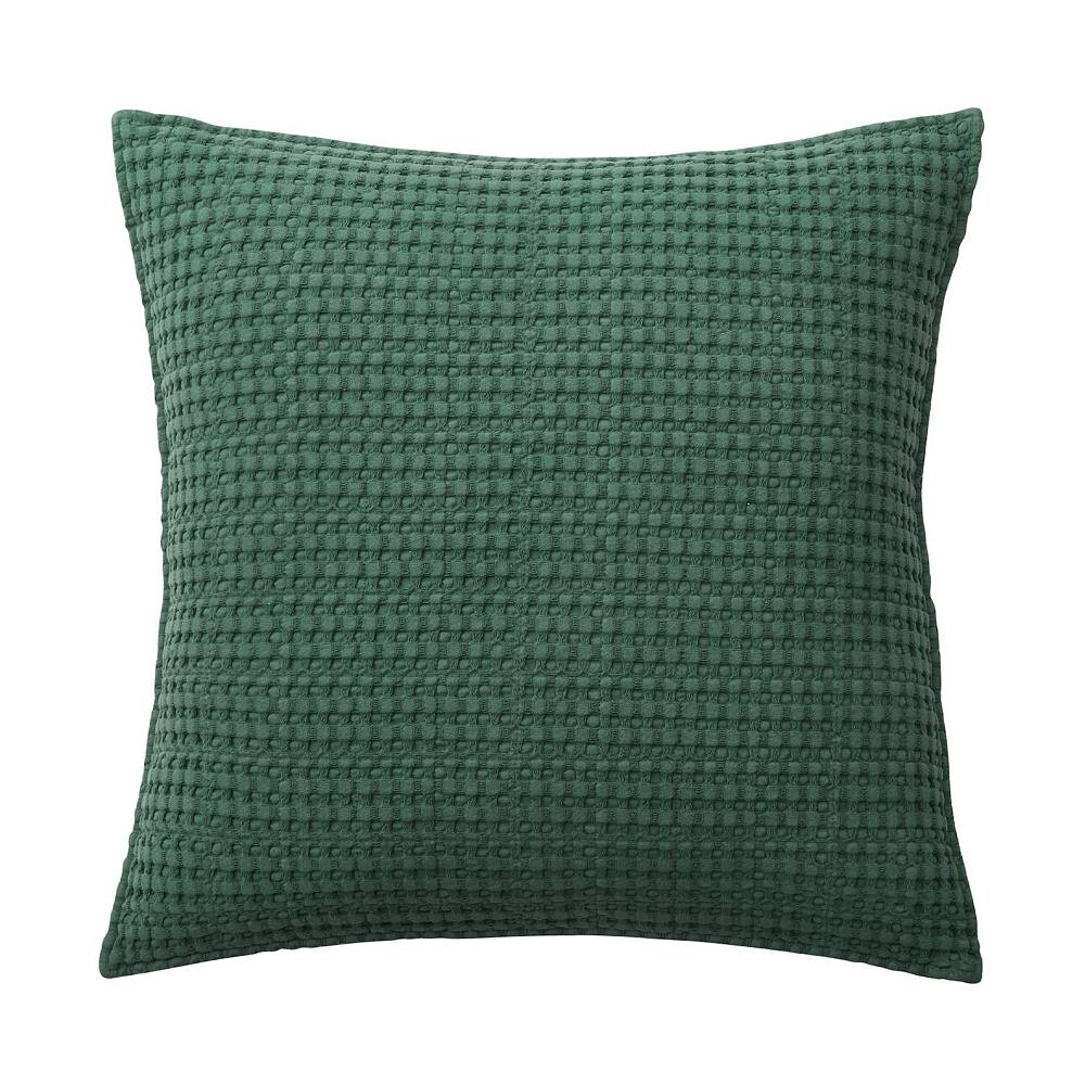 

Подушка Levtex Home Mills Waffle Square, цвет Forest Green
