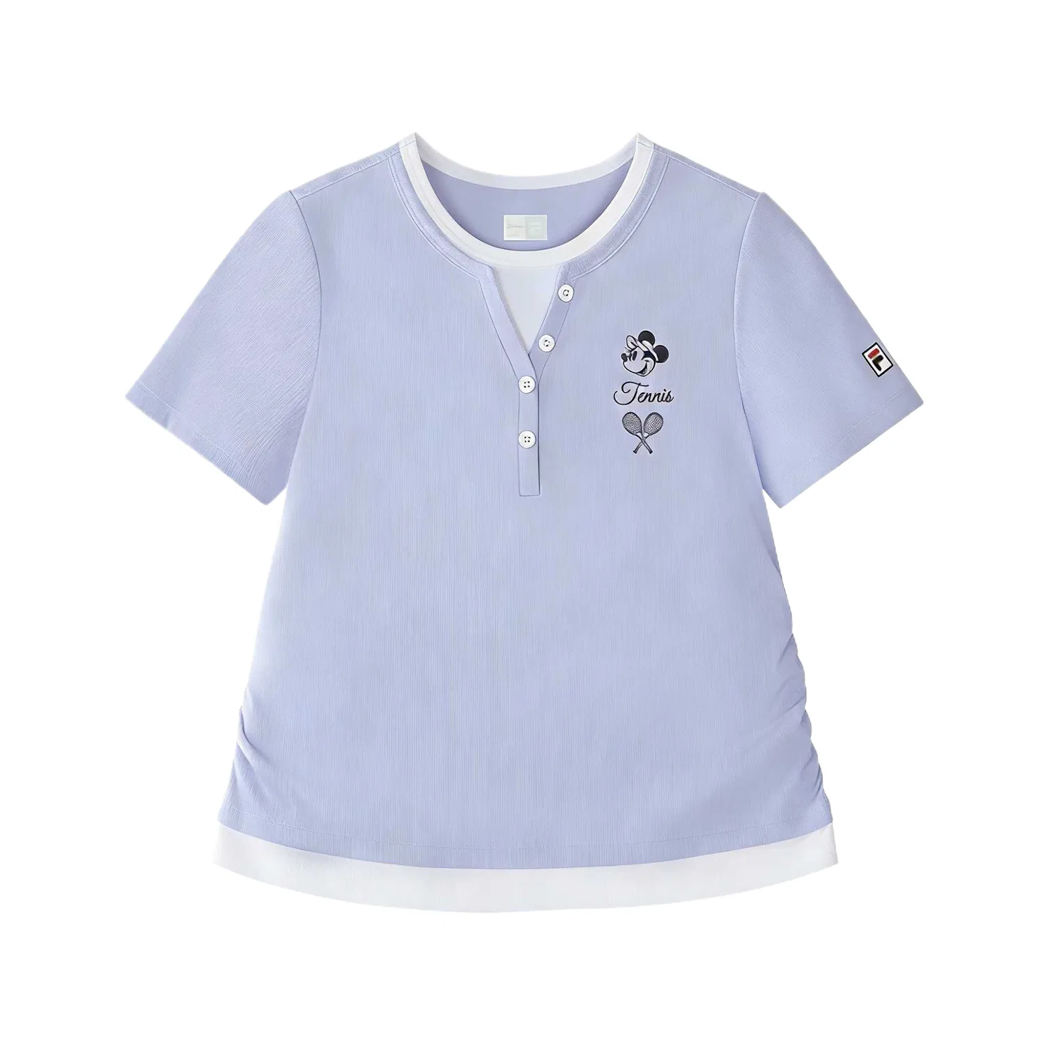 Футболка с круглым вырезом Moderate FILA KIDS, Morning Glory Purple
