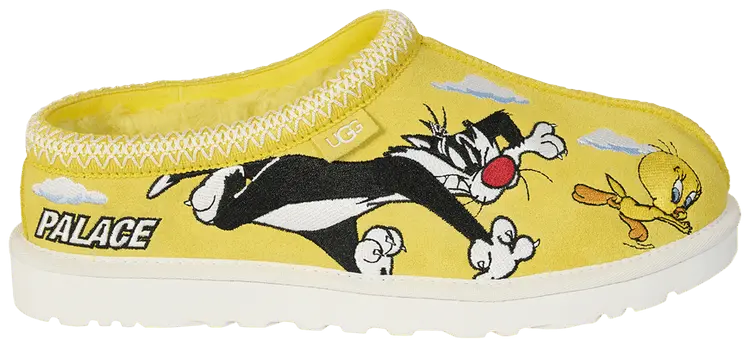 

Кроссовки Palace x Looney Tunes x UGG Tasman Slipper, желтый