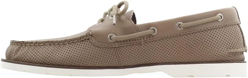 Мужские ботинки Sperry Top-Sider Leeward с двумя люверсами, перфорированные, Taupe — фото 4