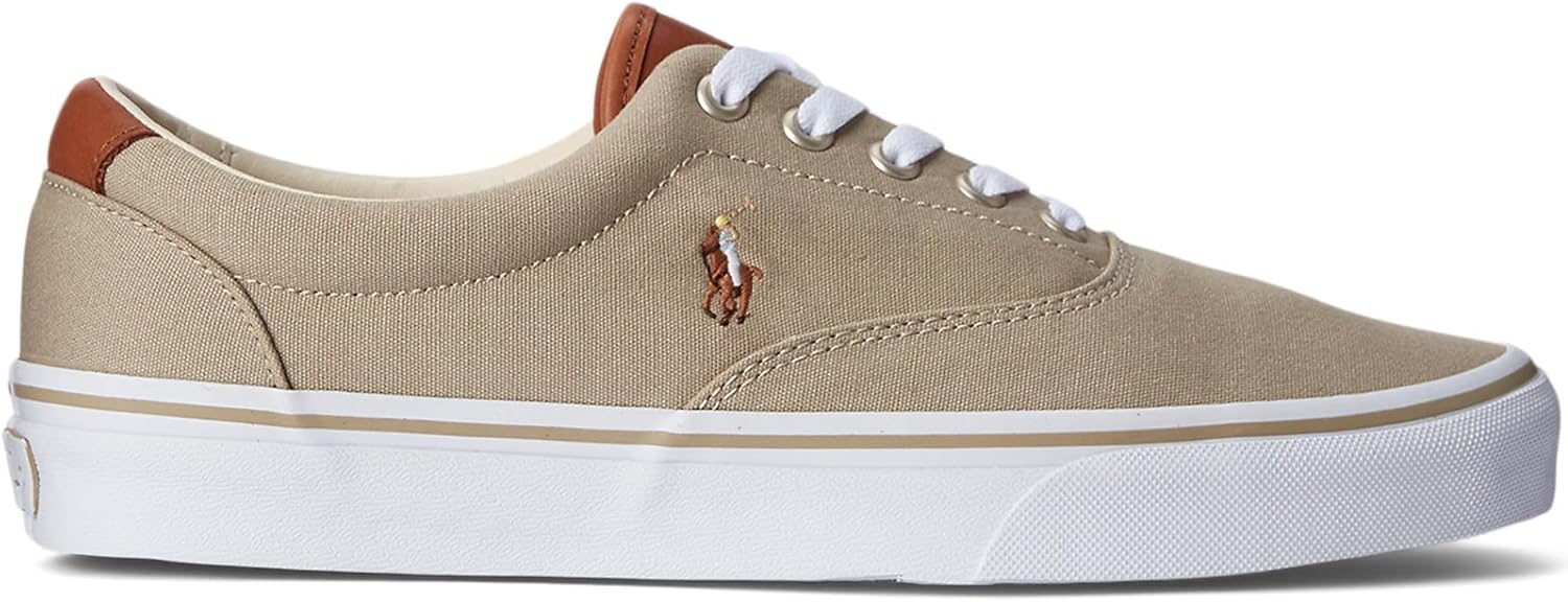 POLO RALPH LAUREN Мужские кроссовки Keaton-Pony, Straw Khaki/Multi — фото 4