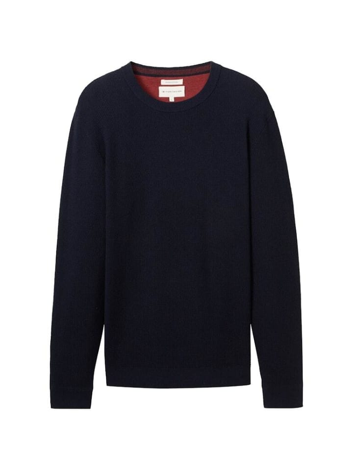 

Пуловер Tom Tailor, цвет knitted navy melange