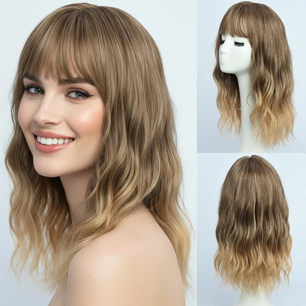 Женский длинный волнистый парик «Ombre» от SIMKAYLEE Simkaylee, Ash Blonde