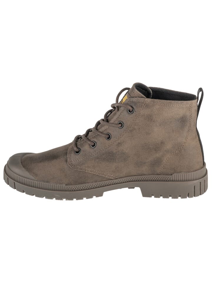 Кроссовки на шнуровке Palladium Pampa SP20 Hi Wax, коричневый — фото 2
