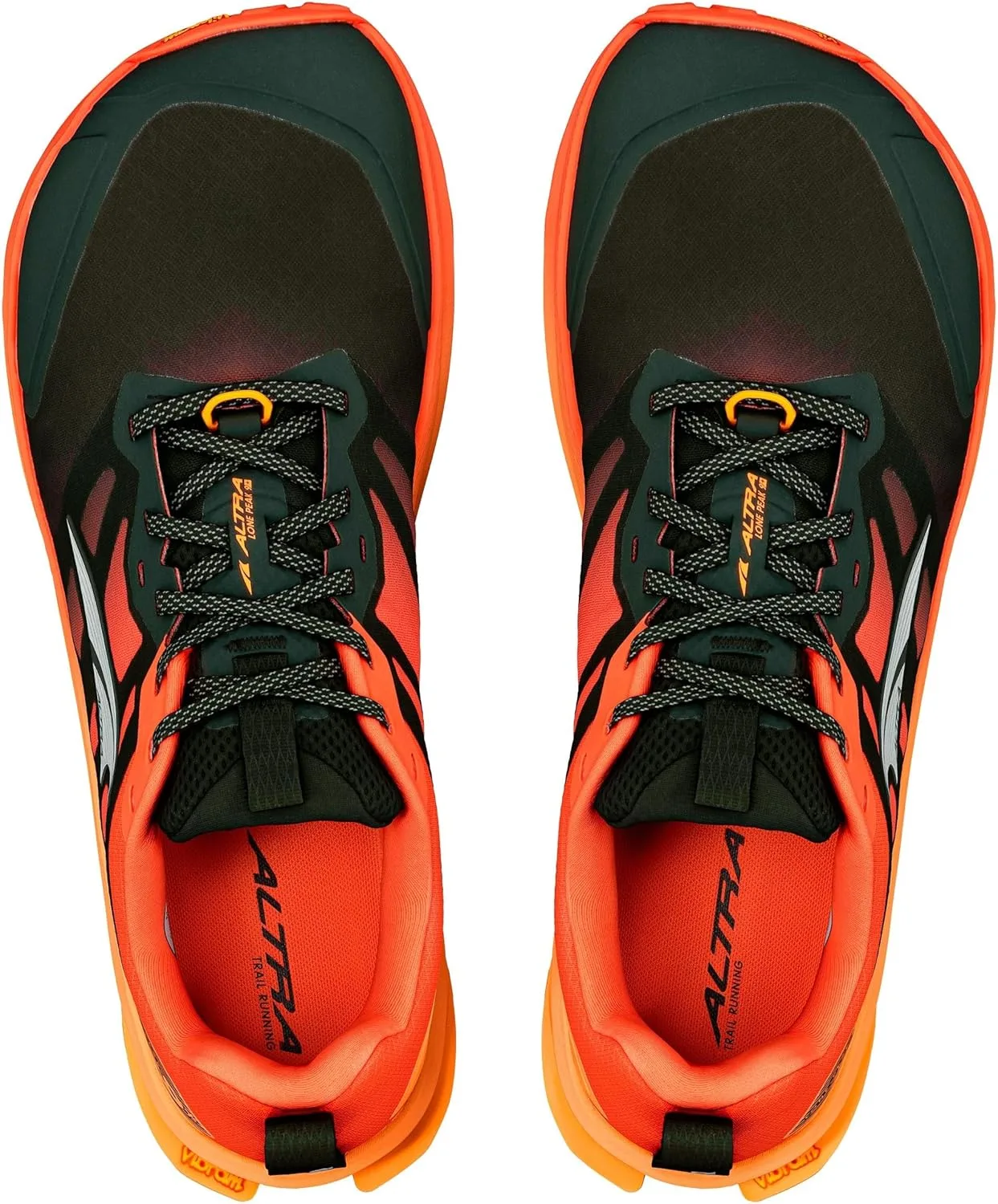 Мужские кроссовки Altra Lone Peak 9+, черный/оранжевый — фото 3