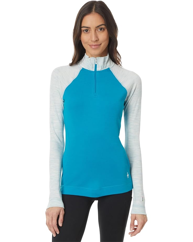 

Базовый слой Smartwool Classic Thermal Merino Base Layer 1/4 Zip, цвет Deep Pool Blue