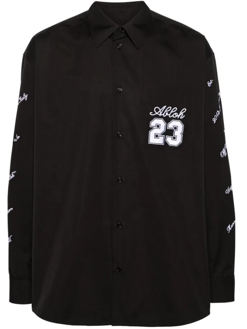 

Хлопковая рубашка Off-White, черный