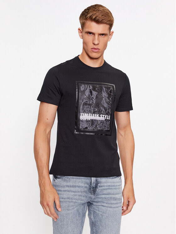 

Футболка стандартного кроя Guess, черный