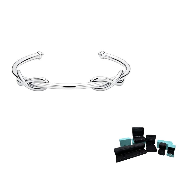 

TIFFANY & CO. Браслет из стерлингового серебра 925 пробы Unisex Silver